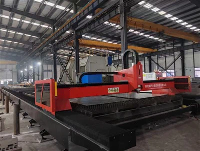 Tipo pesado del pórtico de la cortadora del CNC del laser 12000W